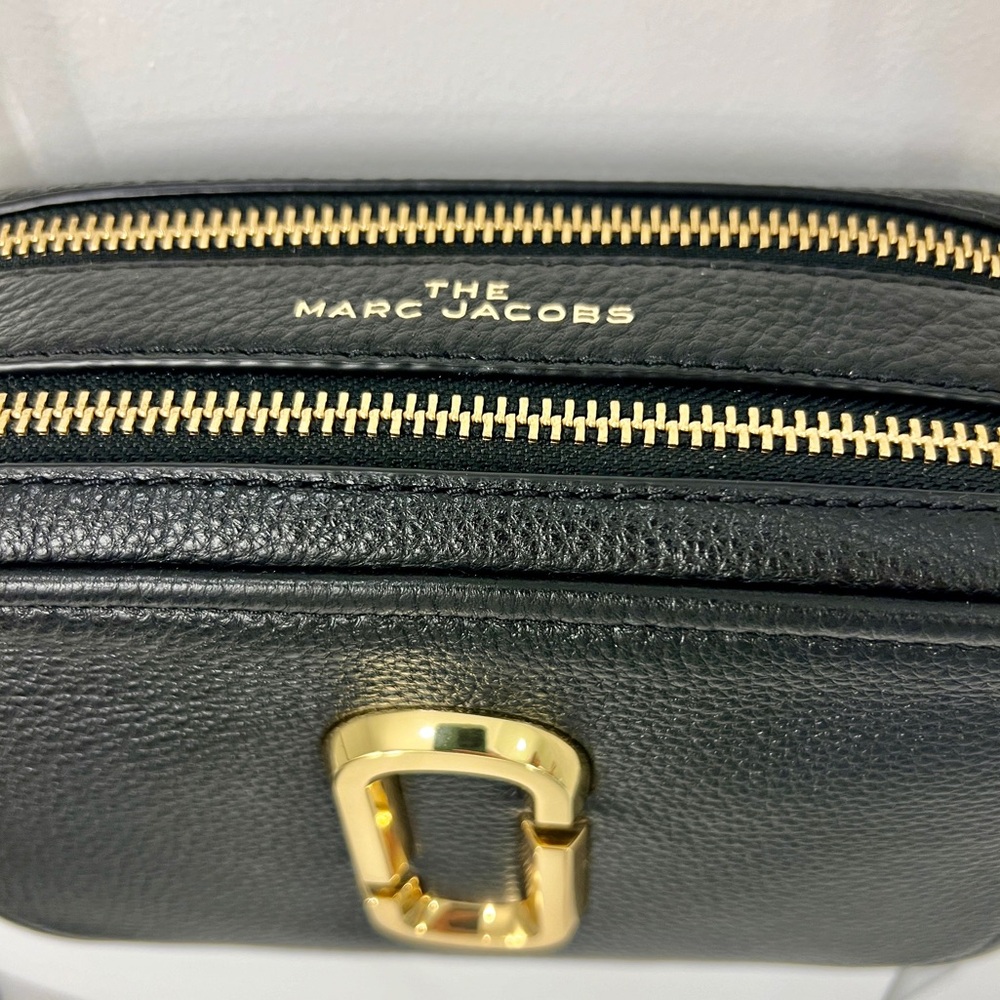 NWT The Marc Jacobs Softshot 21 Black Leather Bag